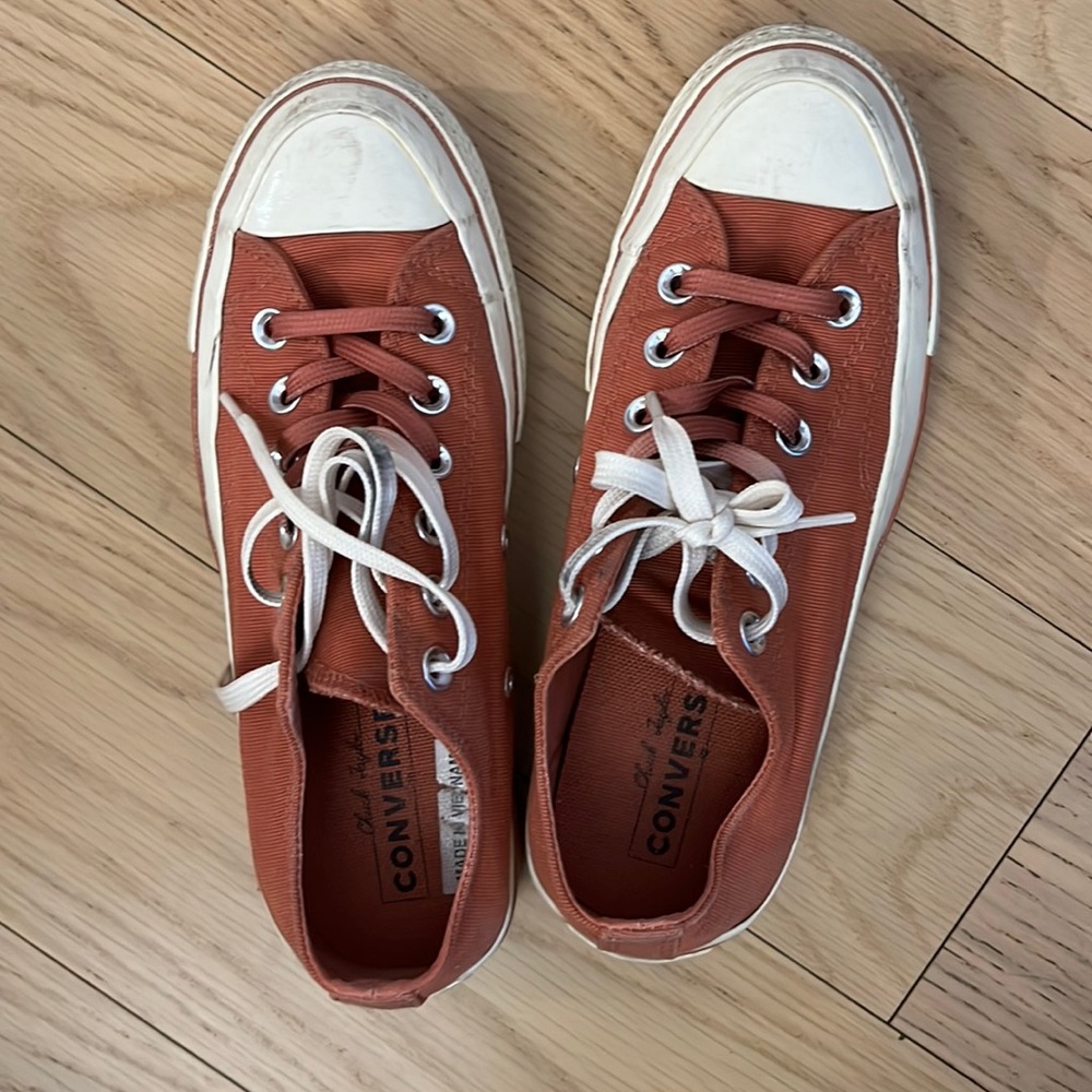 Orange converse